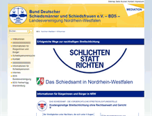 Tablet Screenshot of bds-nrw.com